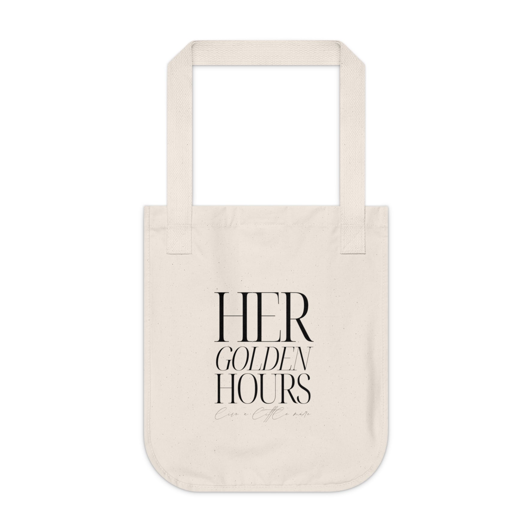 Organic Canvas Tote Bag