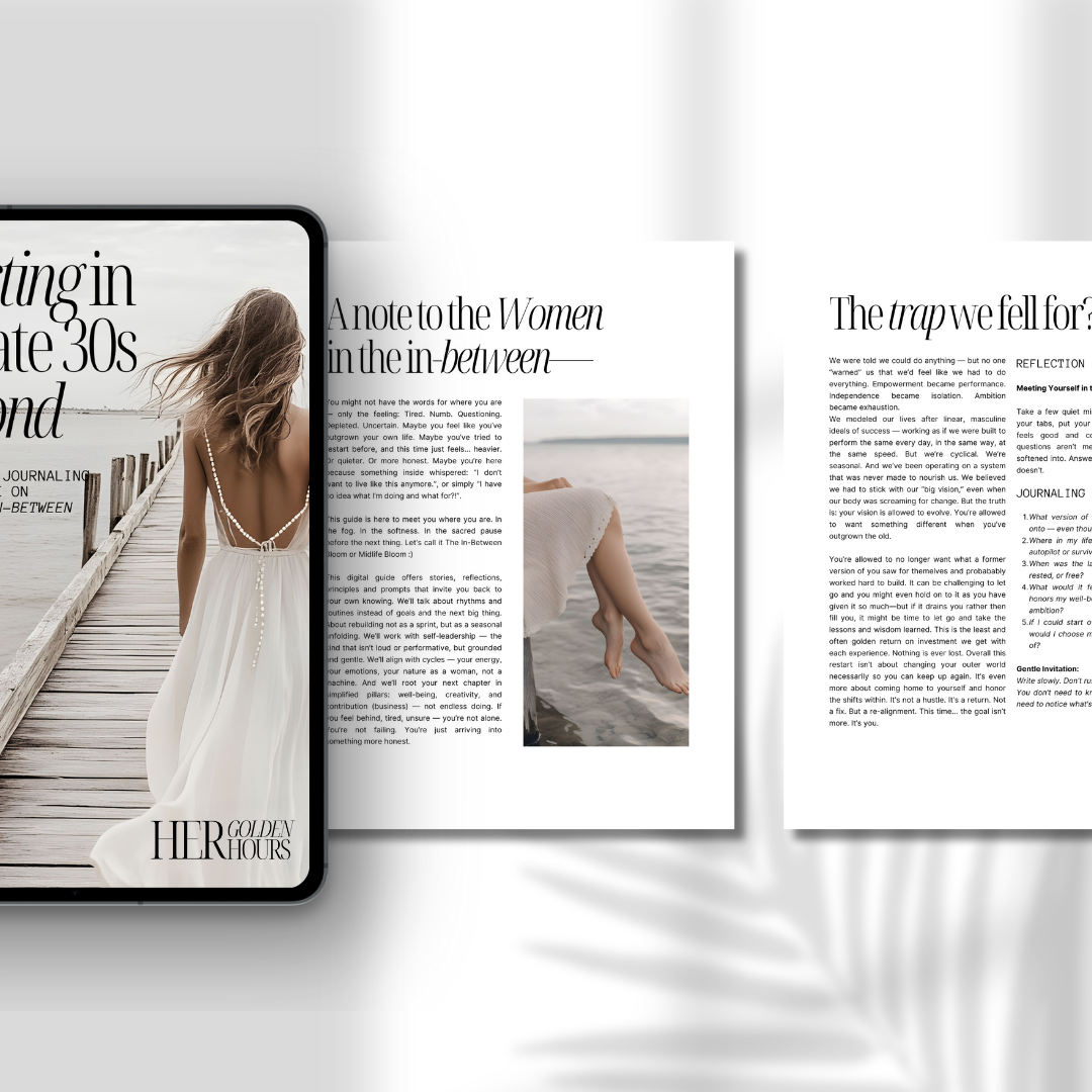 Restarting in Your 30s & Beyond: The Midlife Bloom